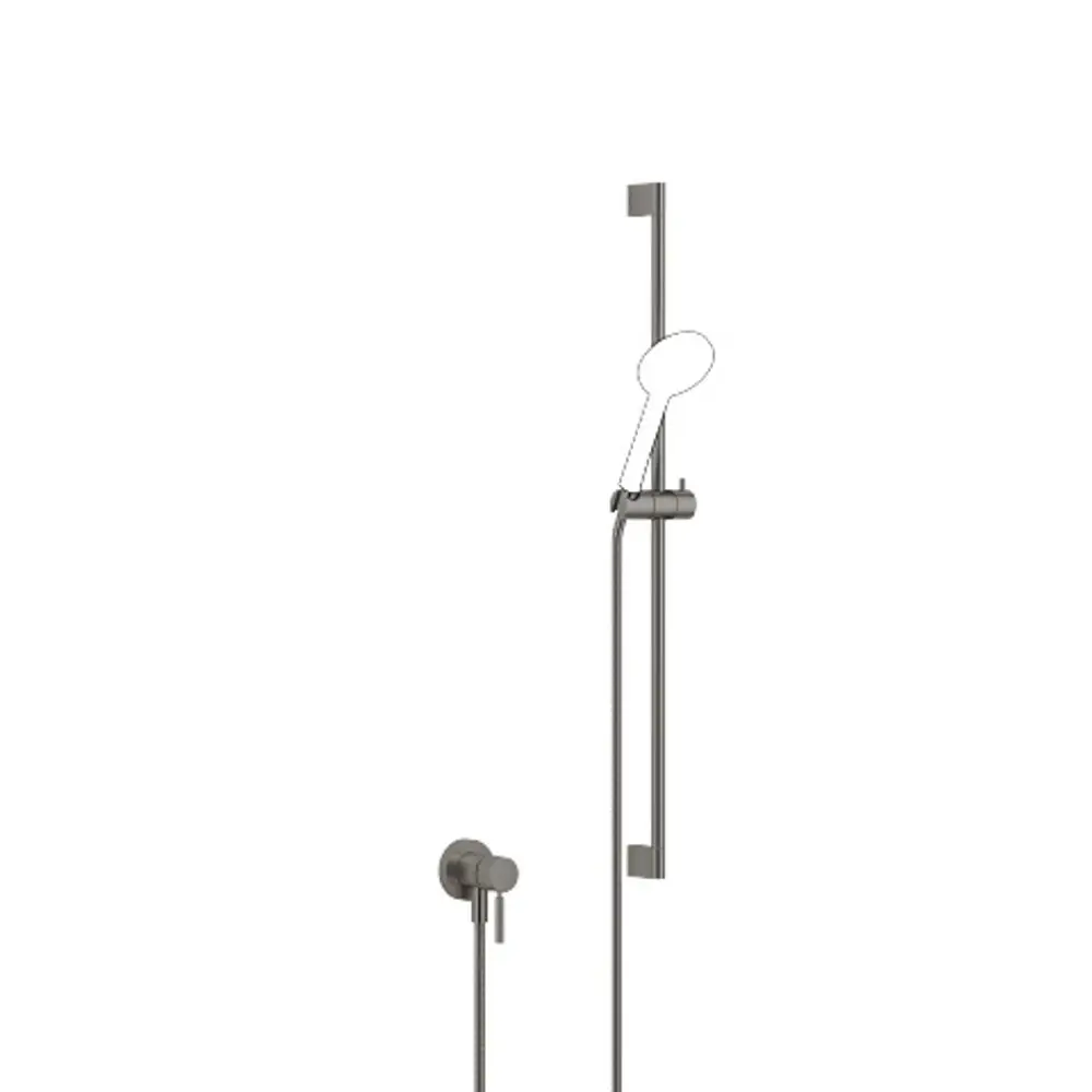 DORNBRACHT UP-Einhandbatterie mit integriertem Brauseanschluss SERIENSPEZIFISCH 36013660 Dark Platinum gebürstet, 36013660-99 Galeriebild 1